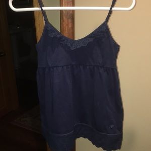Aeropostale navy blue baby doll tank. NEVER WORN